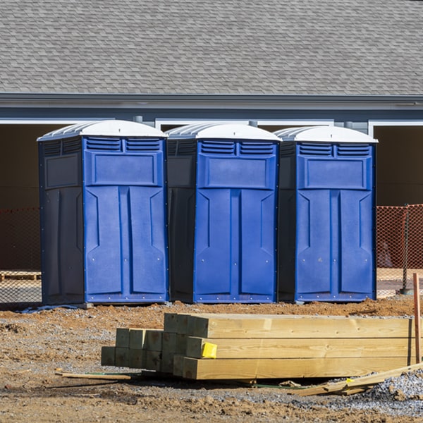 how do you ensure the portable toilets are secure and safe from vandalism during an event in Detroit Beach MI